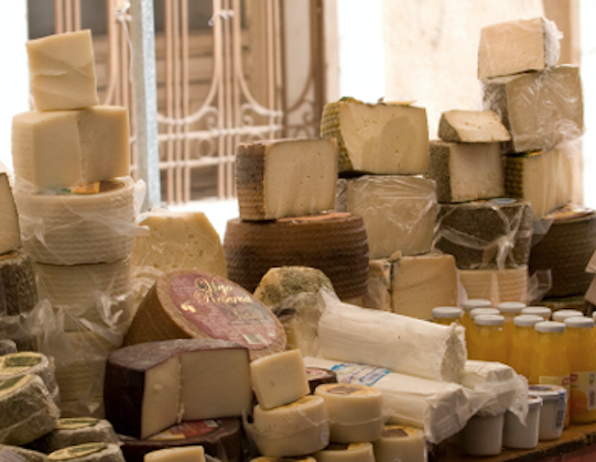 mercado medieval caravaca- queso