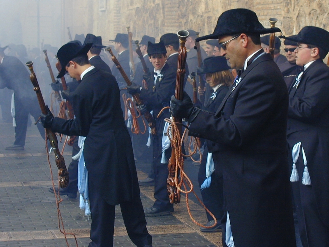 Arcabuceros durante las Fiestas Patronales de la Virgen en Yecla